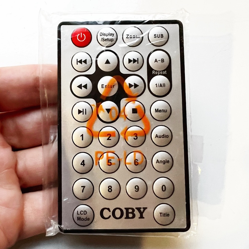 COBY TFDVD7009 Genuine OEM Original Remote